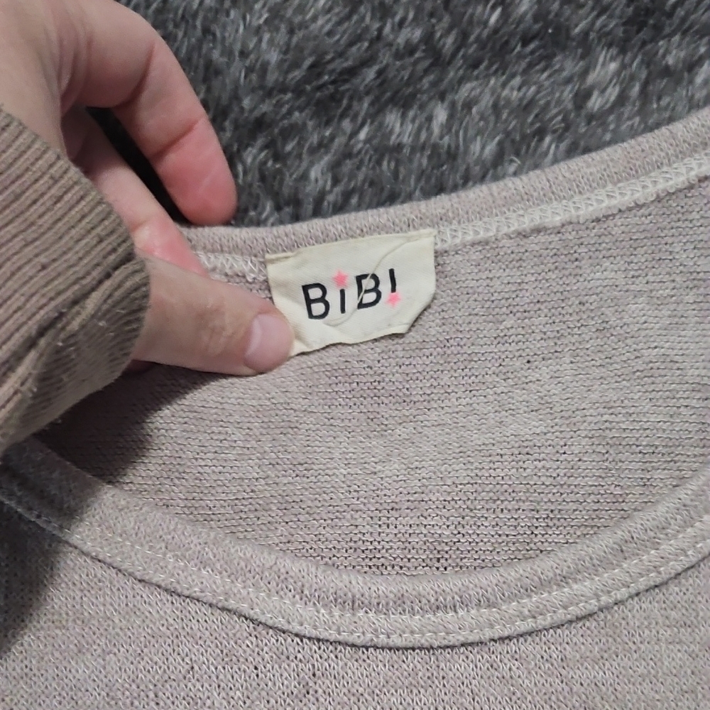 BiBi Beige Knit Top - Picture 3 of 5